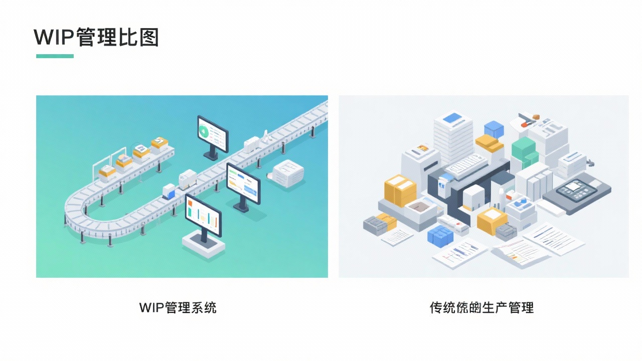 WIP管理与传统生产管理的差异对比，看完就懂了
