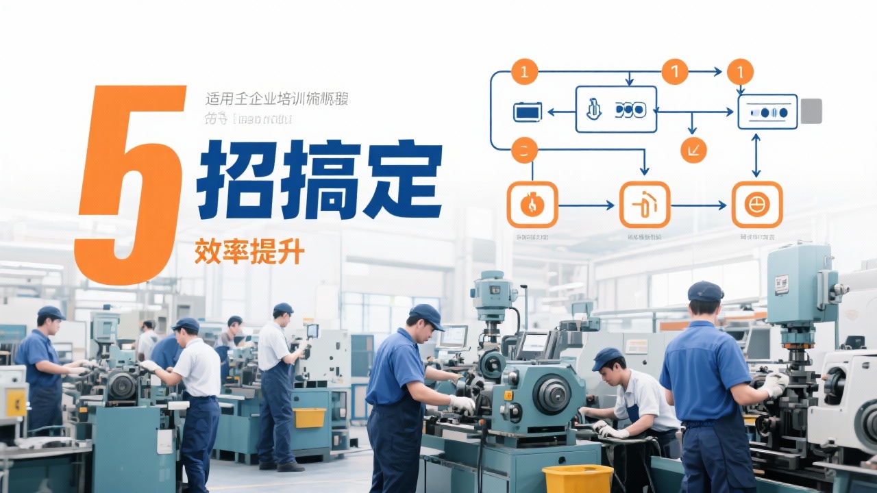 生产管理方法与现场改善:5招搞定效率提升!