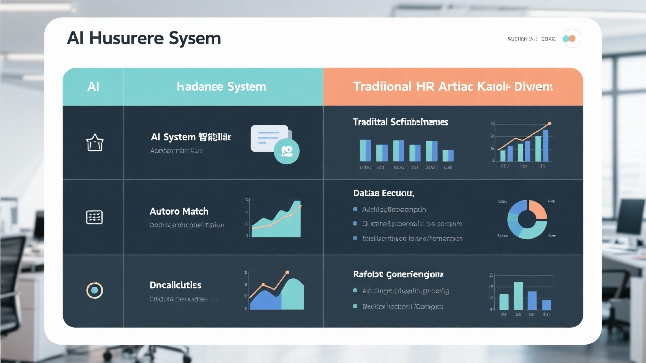 AI人力资源系统与传统HR软件的区别在哪里？一张表告诉你