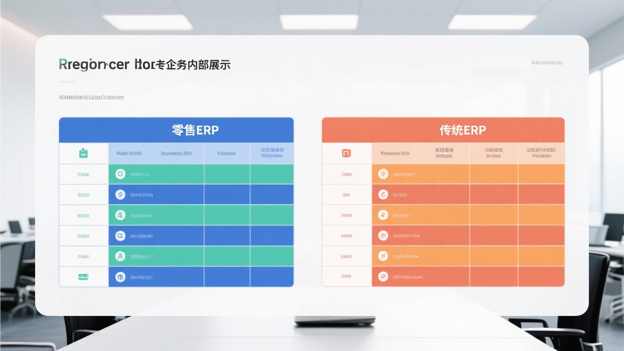 零售ERP与传统ERP的区别是什么？用表格告诉你差异