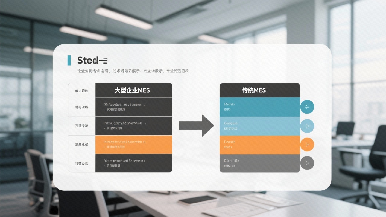 大型企业MES与传统MES的区别：一张表看懂差异