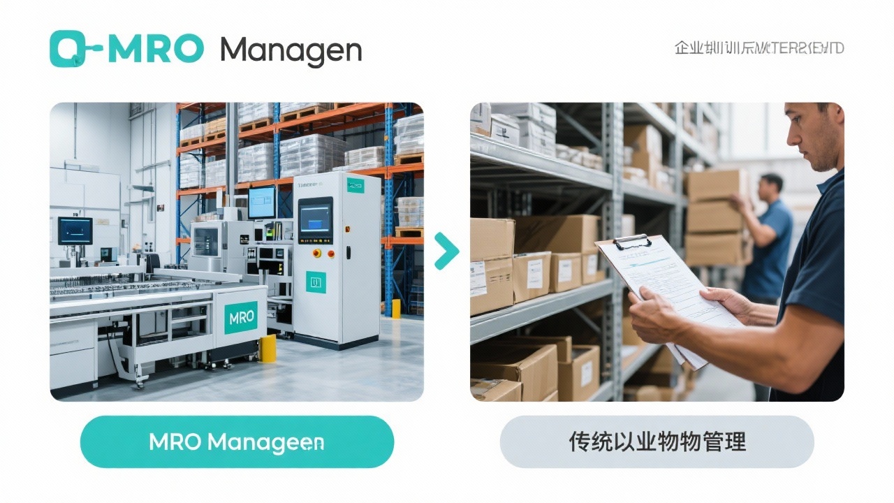 MRO管理与传统物资管理的区别是什么？一张图告诉你差异