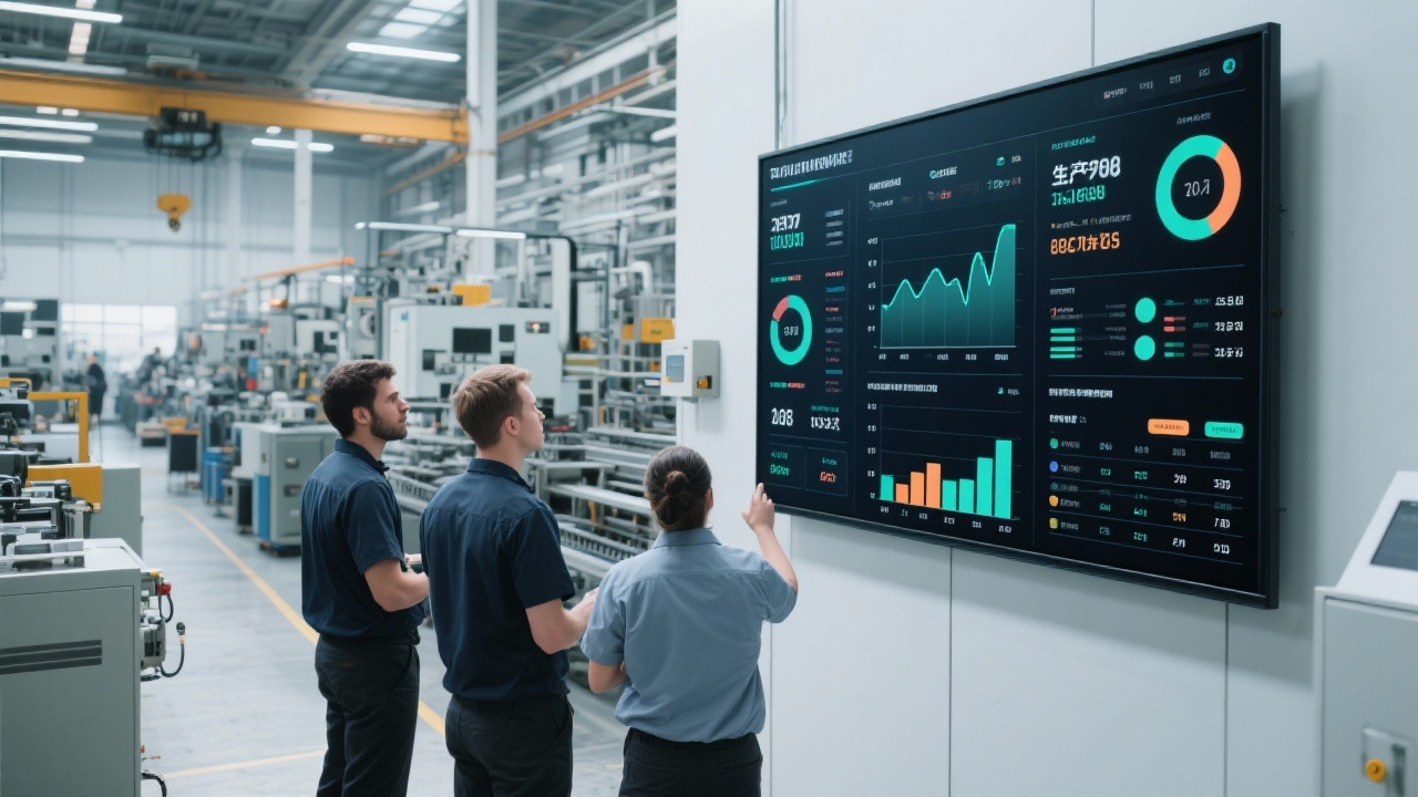 电子看板在制造业中的应用：作用与优势全解析