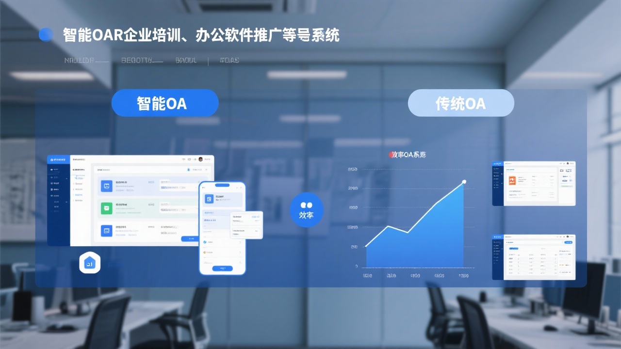 智能OA与传统OA的区别在哪里？用图表帮你一目了然