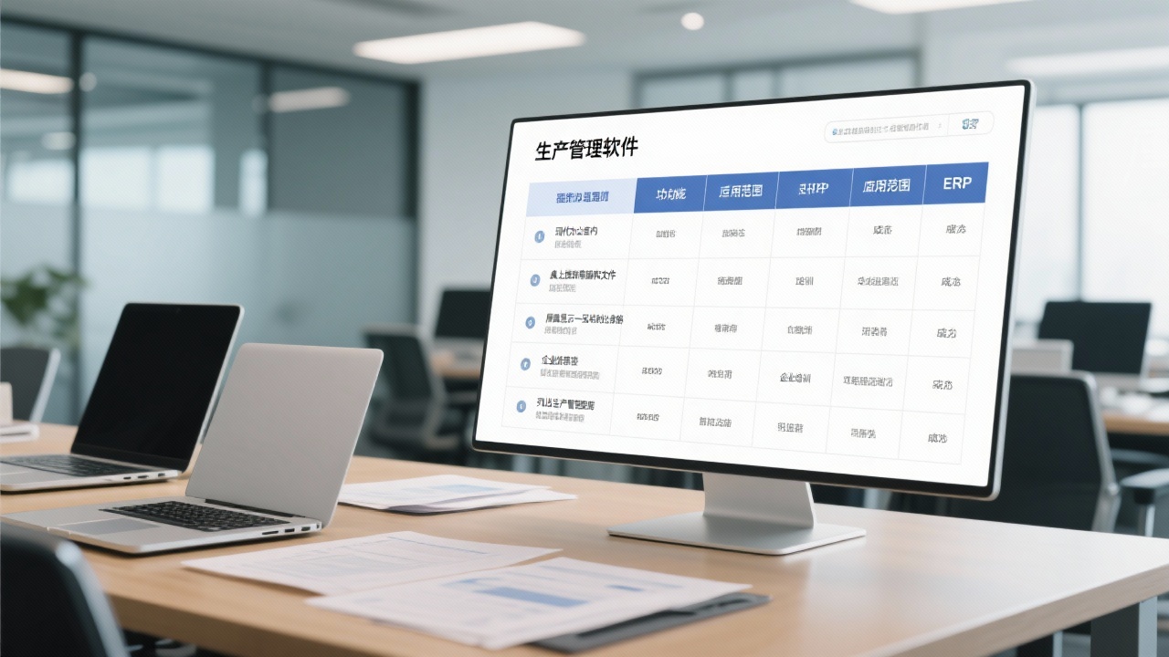 生产管理软件与ERP的区别是什么？一张表格告诉你差在哪