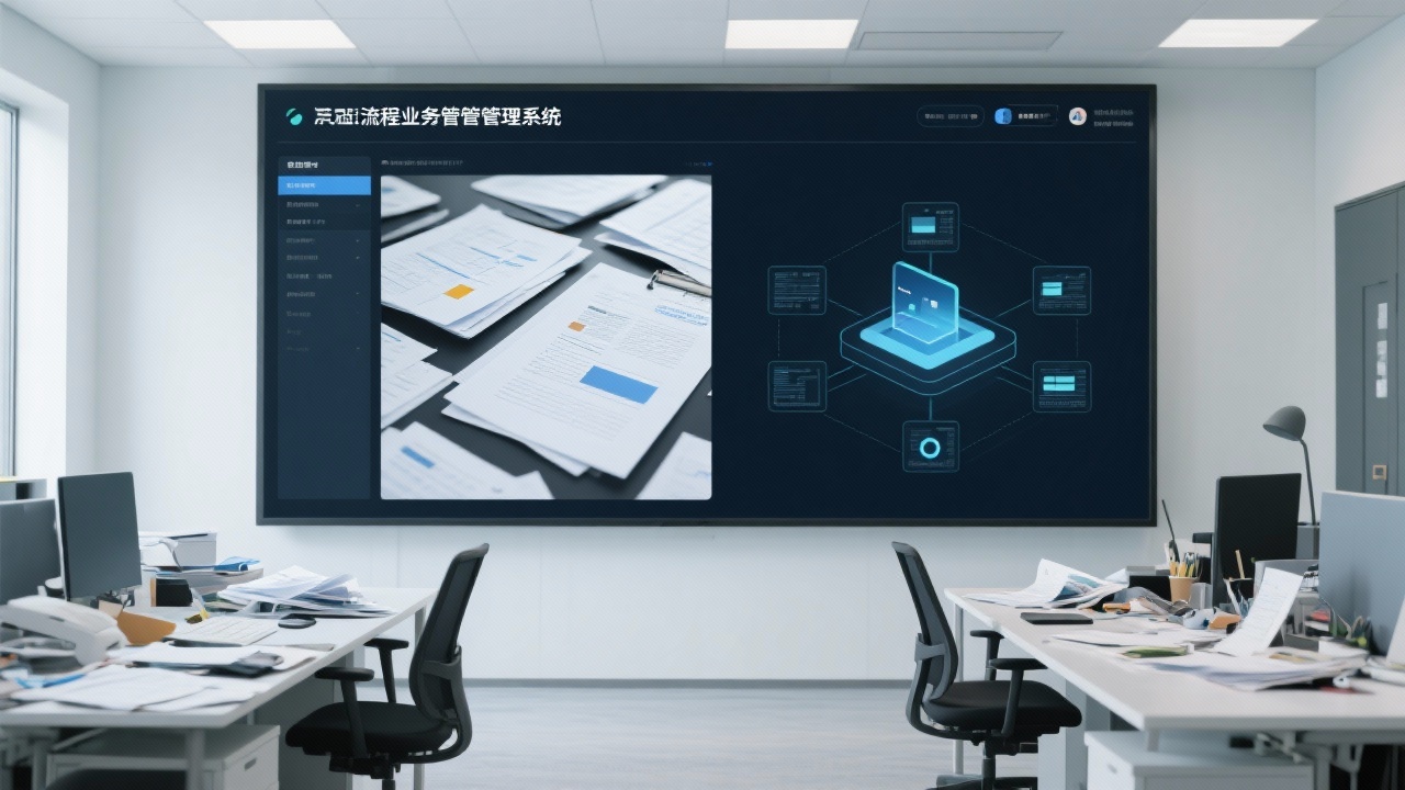 全流程业务管理系统与传统管理方式的区别在哪里？一张图告诉你真相