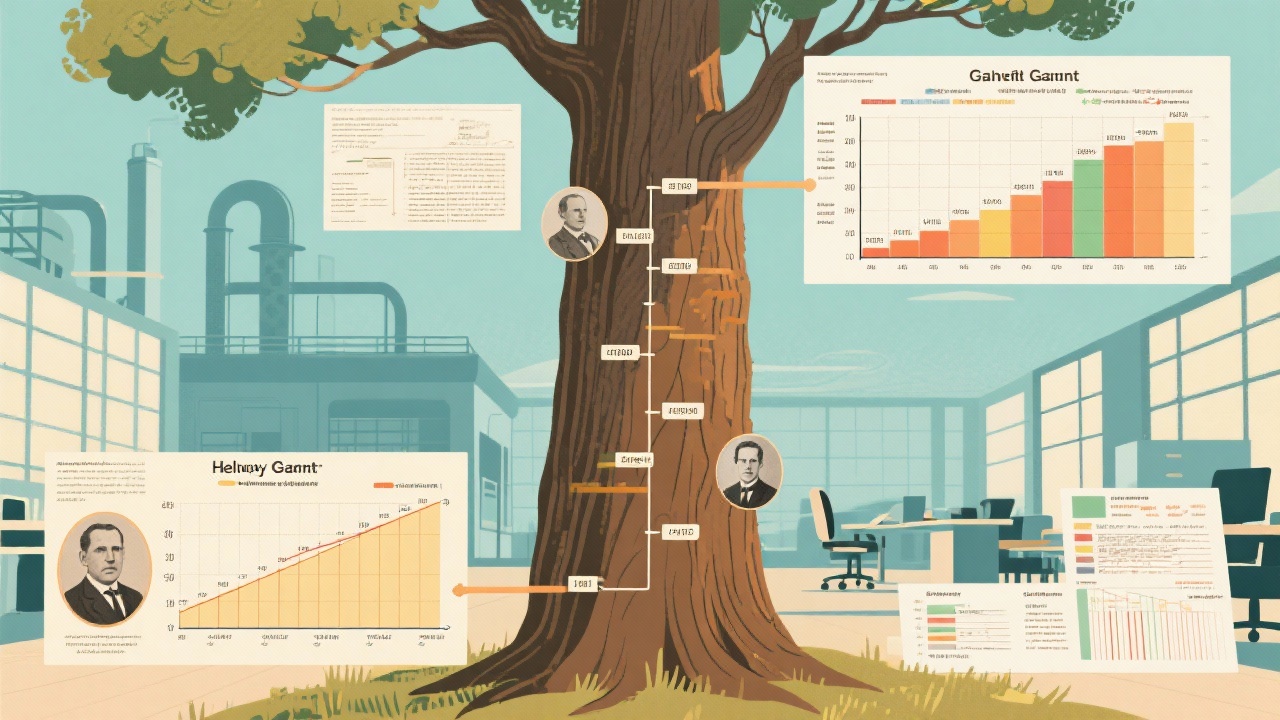 甘特图的历史与发展：从起源到现代应用的演变