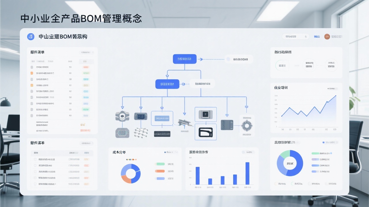 什么是中小企业产品 BOM 管理​？核心概念与基础解析