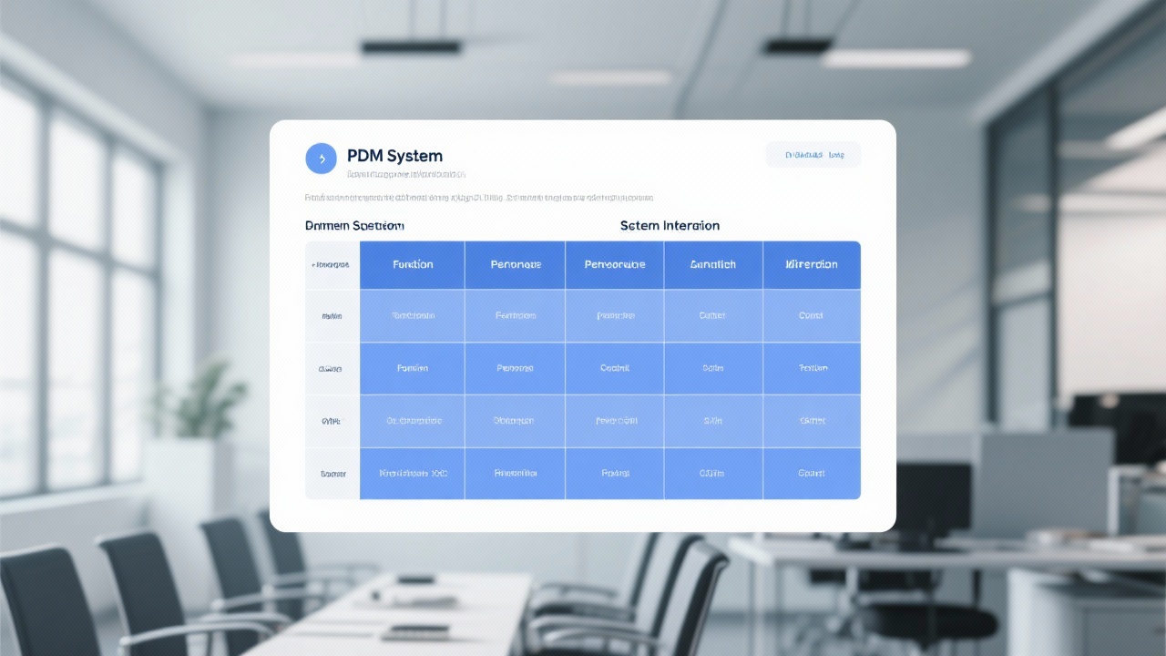 PDM集成与其他系统集成的区别在哪里？一张表看懂差异