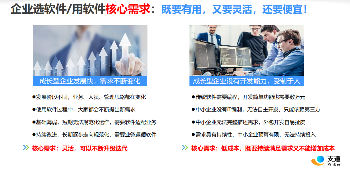 支道零代码CRM低成本高性价比优势