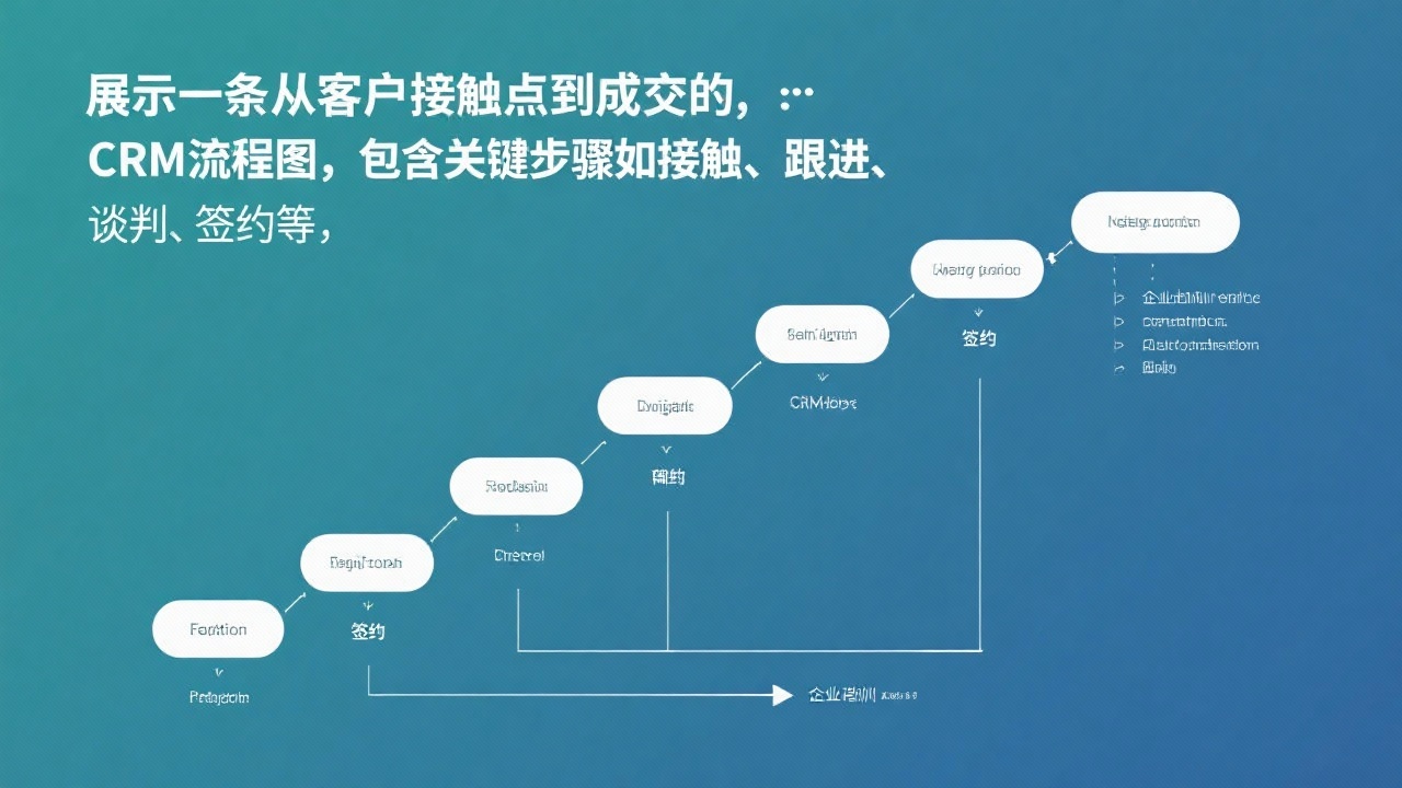 CRM流程怎么运行？从客户接触点到成交的完整步骤拆解