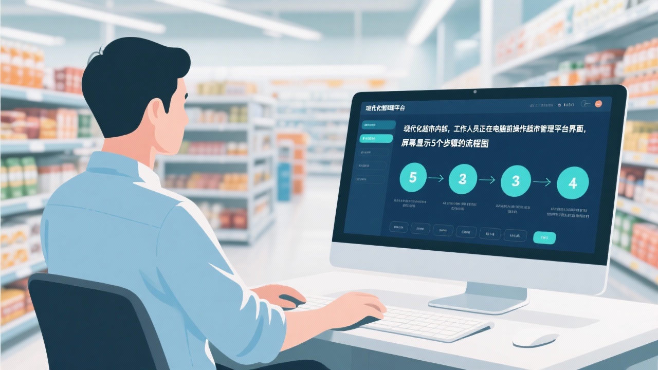 5步搞定！如何快速搭建超市管理平台？
