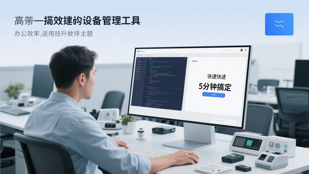 5分钟搞定！如何快速搭建设备管理工具？