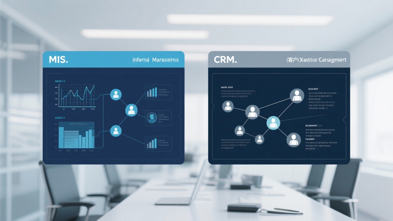 MIS与CRM的差异对比：信息管理与客户关系的不同侧重点
