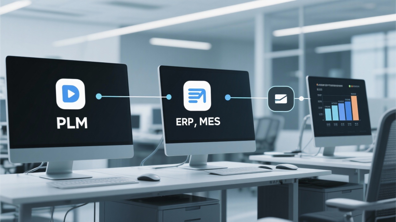 PLM软件的原理性对比：与ERP、MES系统的根本区别