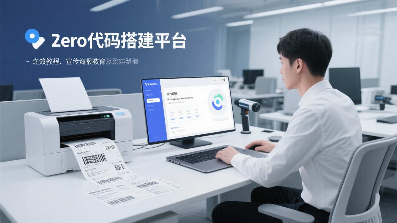 零代码搭建条码管理系统，小白也能轻松上手！
