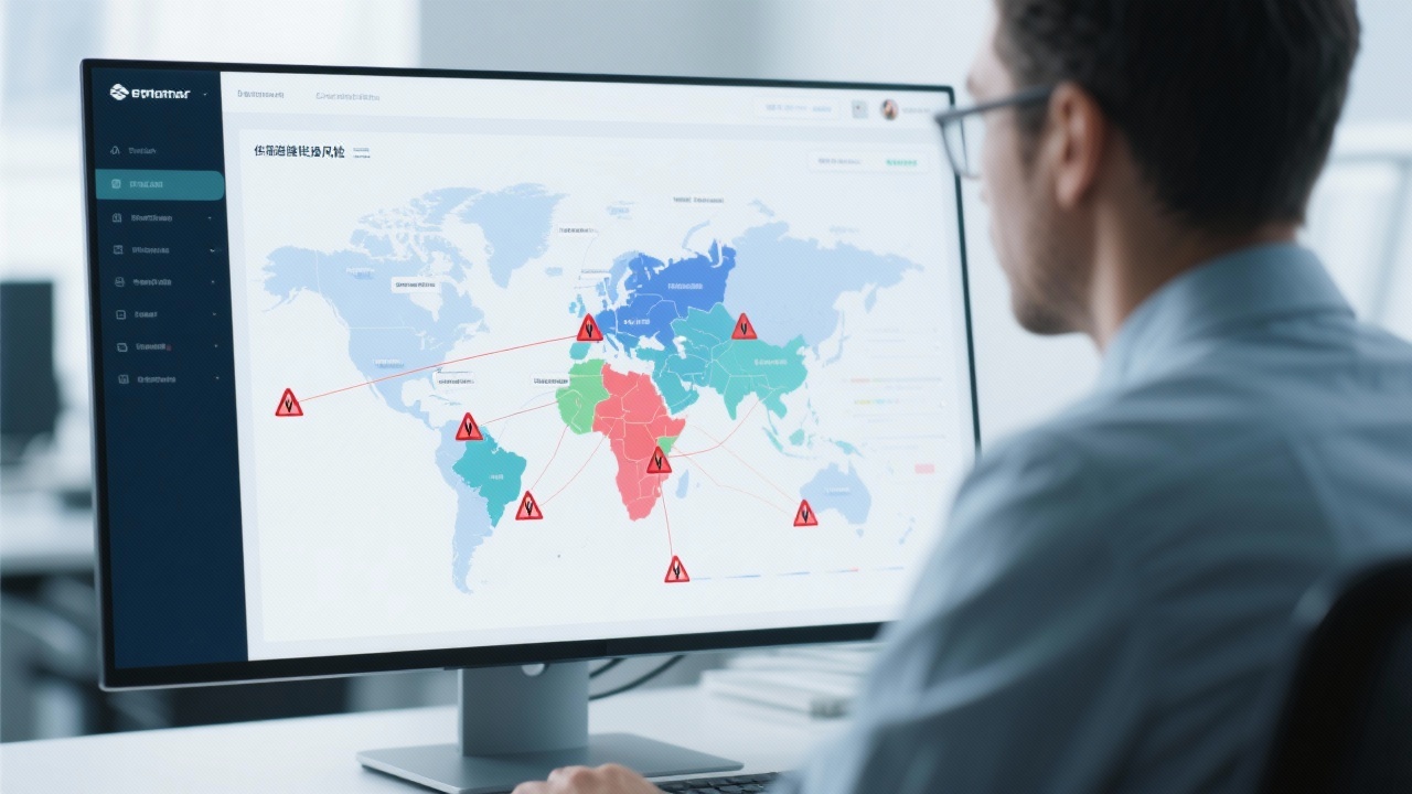 ERP系统如何动态绘制供应链风险地图？