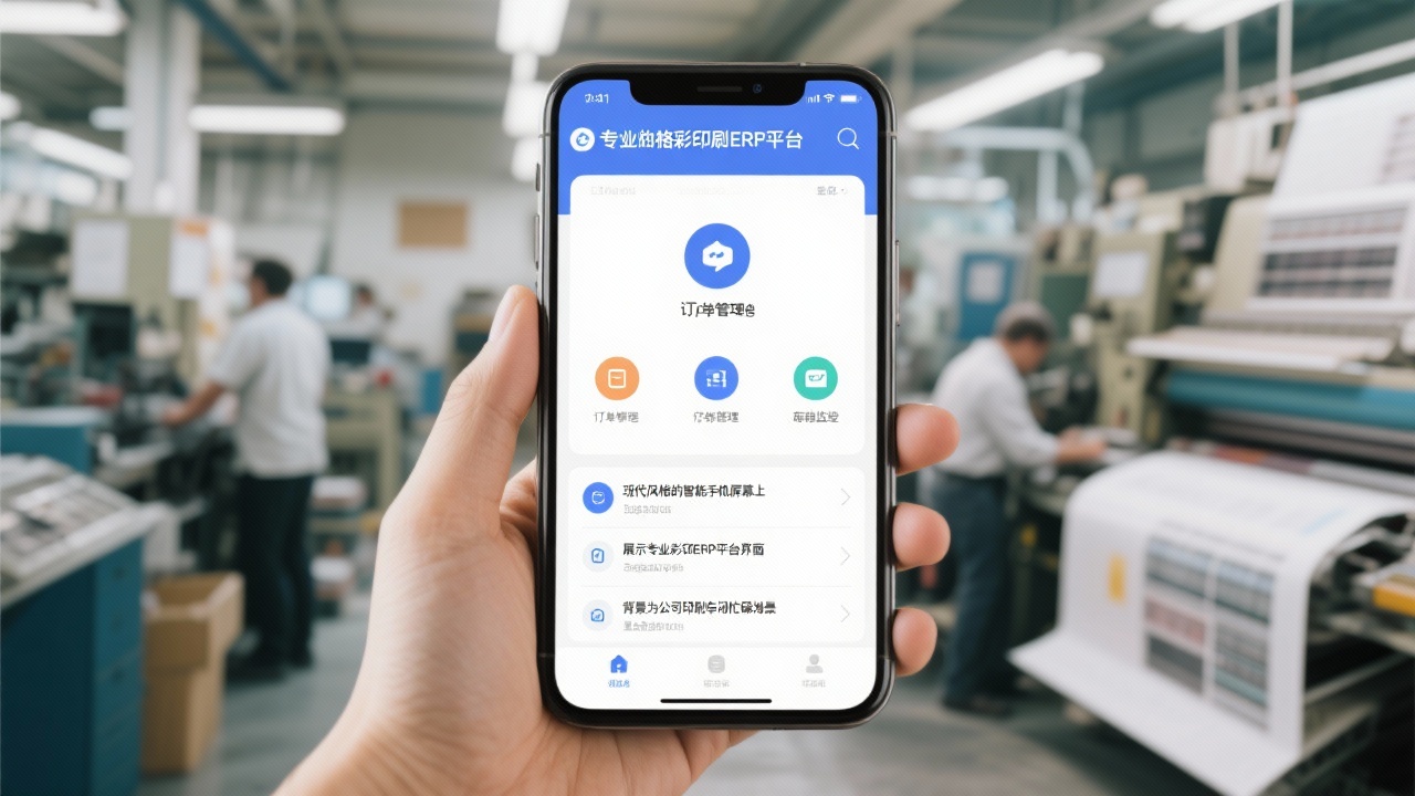 专业彩印ERP手机版平台，帮你轻松管理印刷业务！