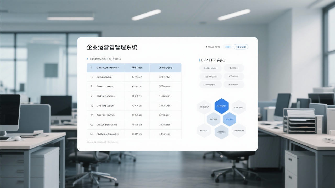 企业运营管理系统与ERP的区别在哪里？一张表格看懂差异