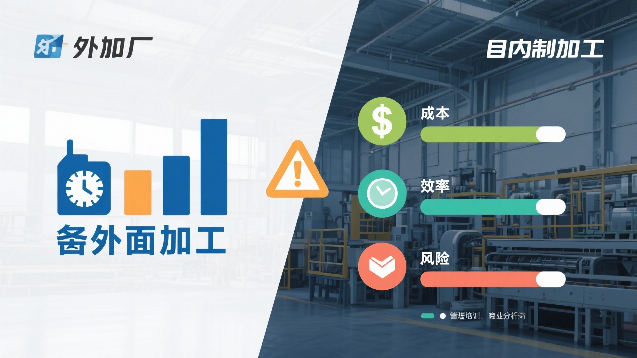 委外加工与自制加工的区别：成本、效率、风险全面对比