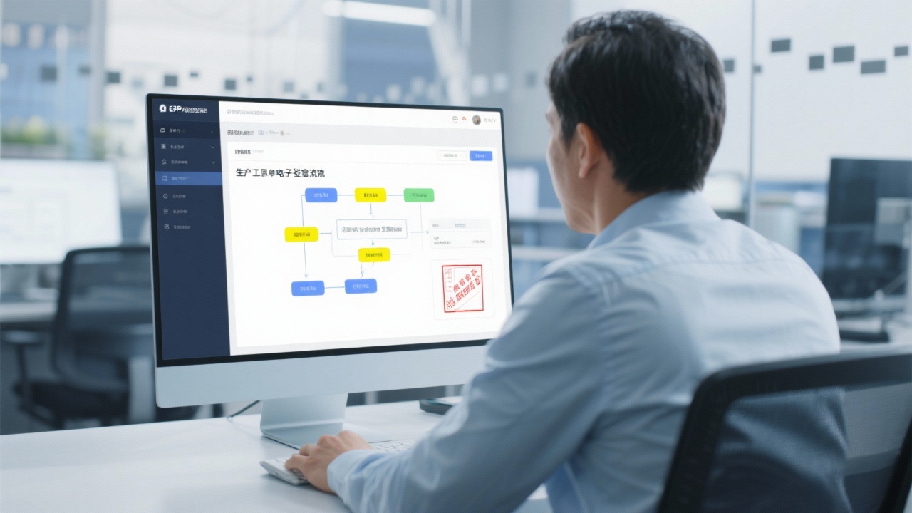 ERP系统生产工单电子签章流转，高效协同的秘密武器！