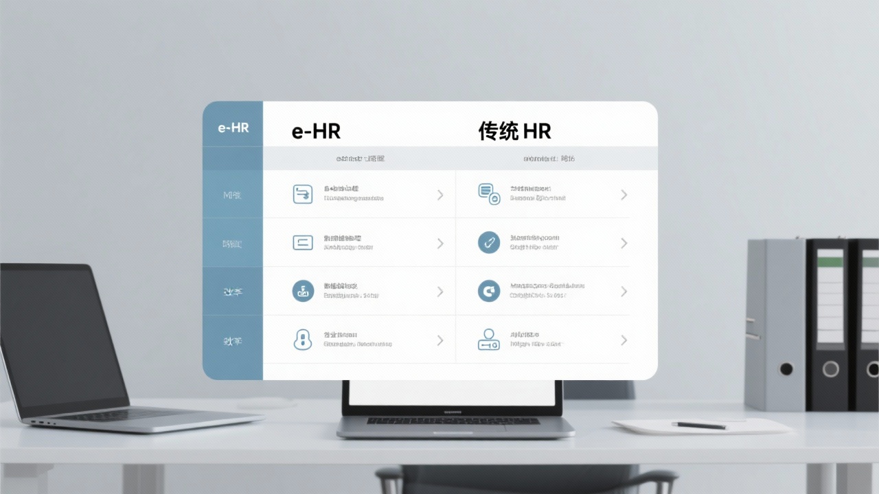 e-HR与传统HR管理的差异对比：用表格告诉你到底差在哪
