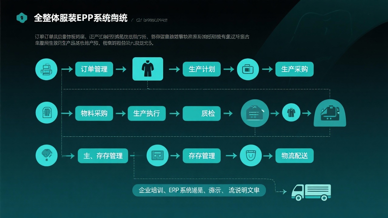 服装ERP的工作流程是怎样的?从订单到交付的完整步骤解析
