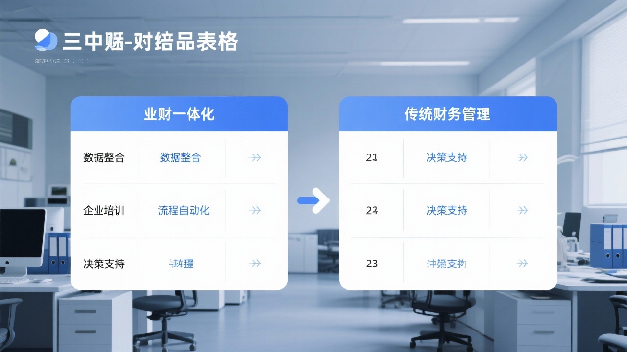 业财一体化与传统财务管理的区别是什么？用表格告诉你差在哪
