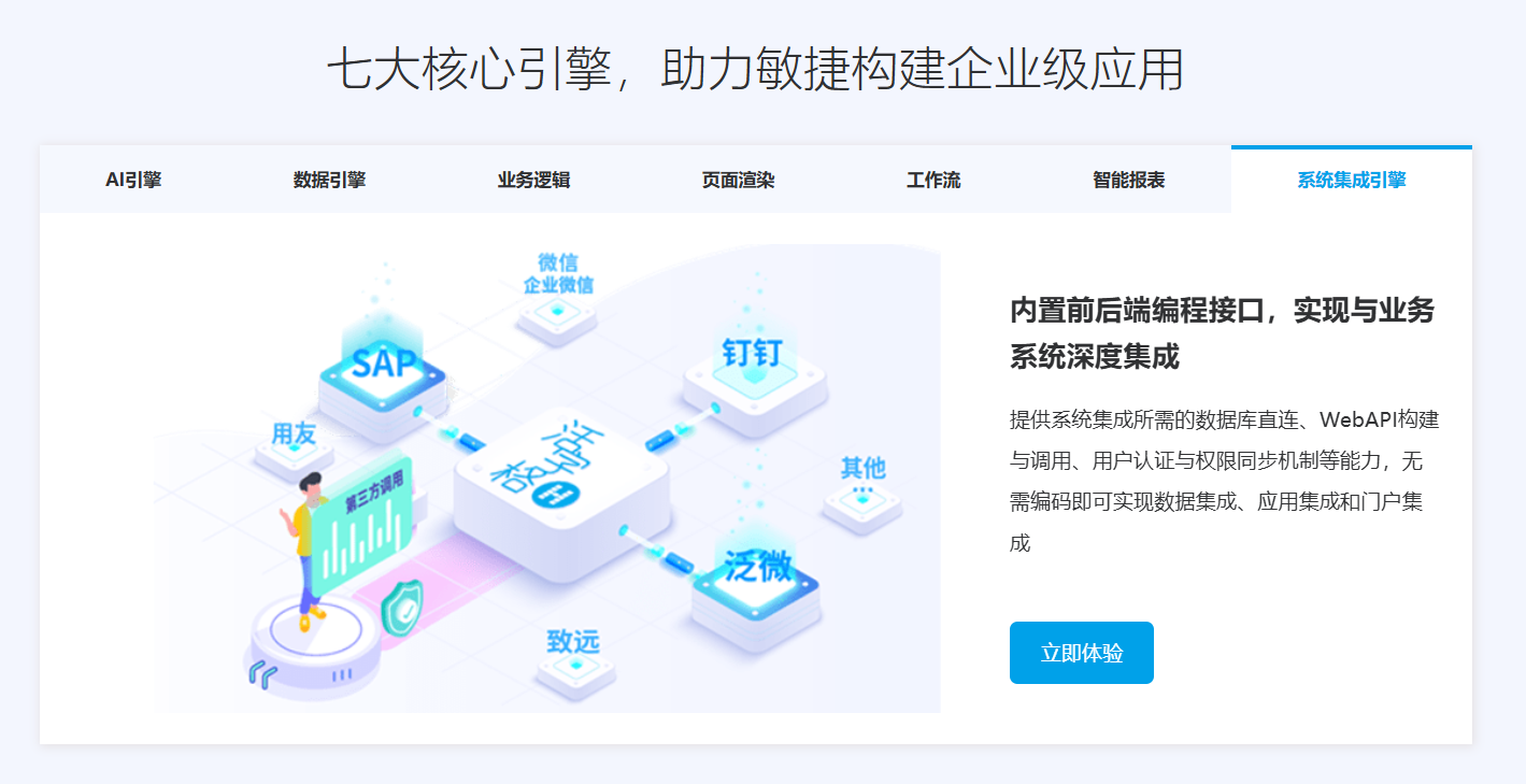 活字格零低代码混合开发界面