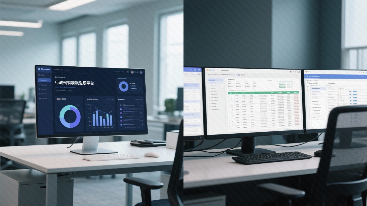 行政报表生成平台与传统报表系统的核心区别