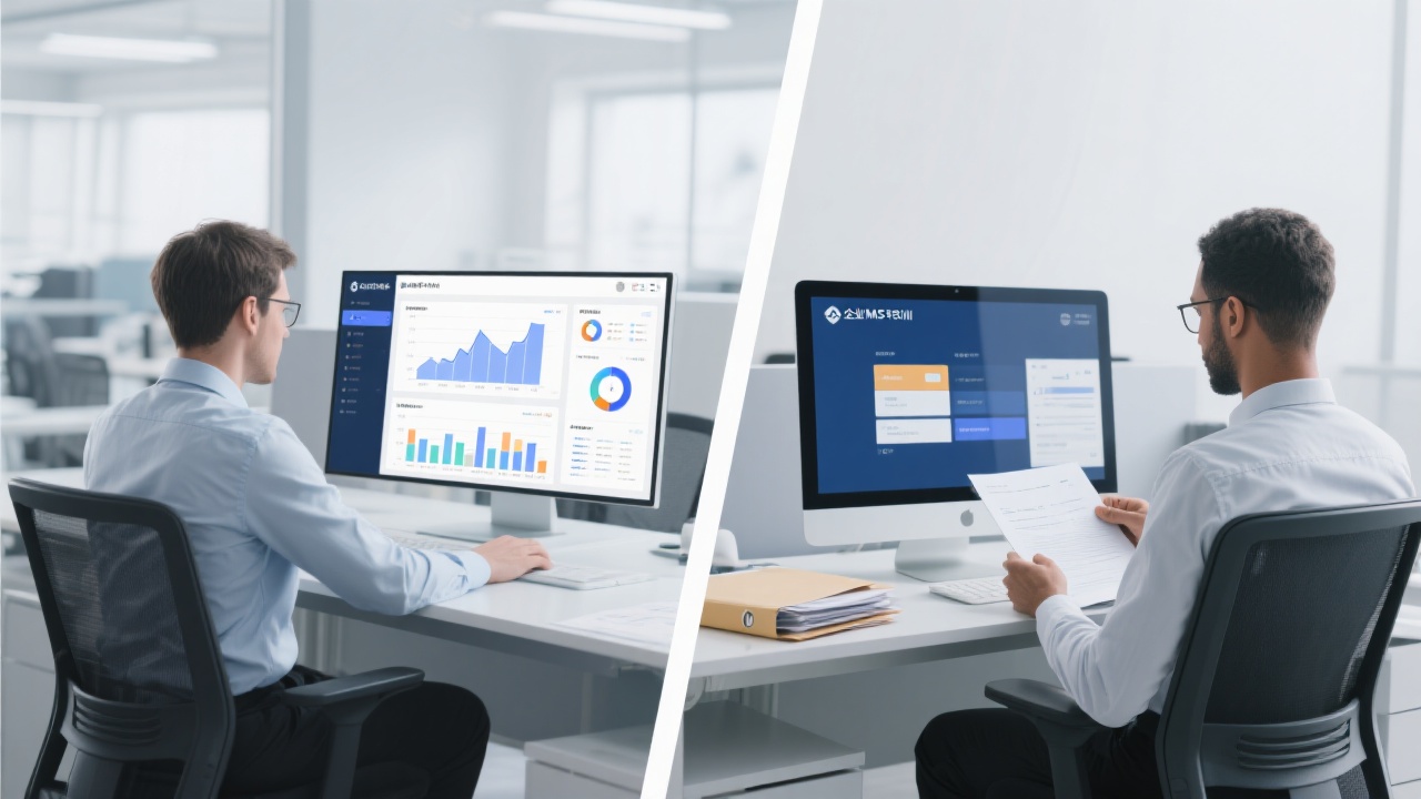 企业 PMS 平台与传统管理方式的核心区别