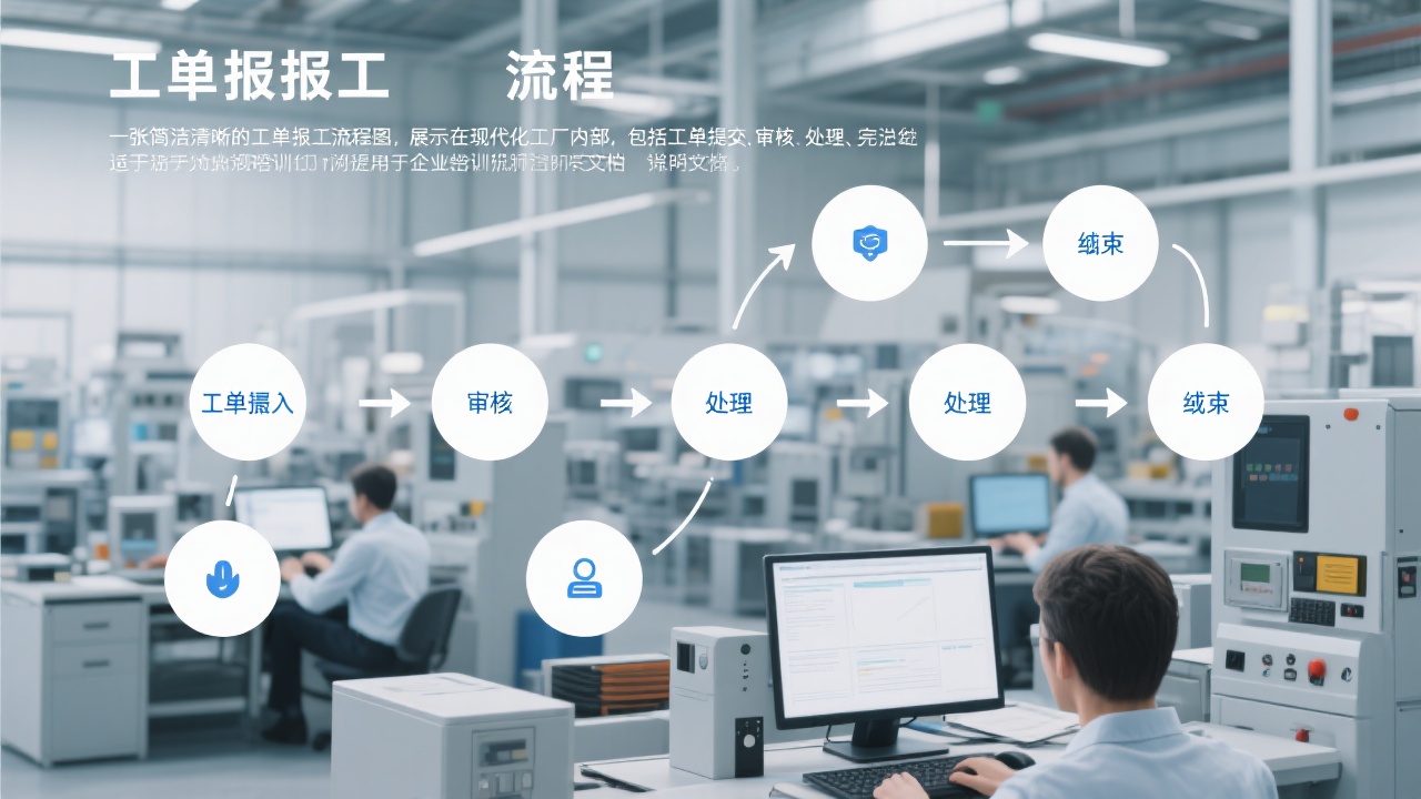 工单报工如何运行？一张图带你搞懂报工全过程