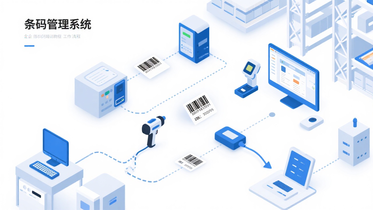 条码管理系统如何运行？一张图讲清楚其工作流程