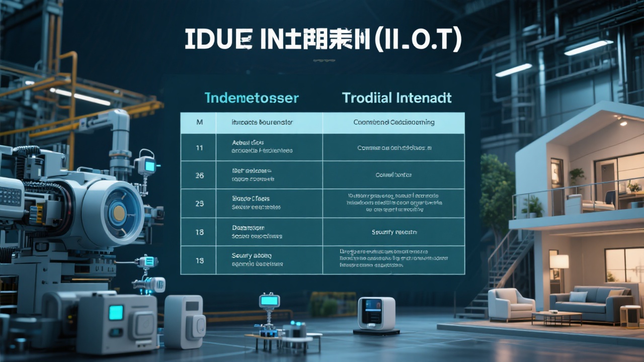工业物联网 (IIoT) 与传统物联网的区别是什么？用表格告诉你差在哪