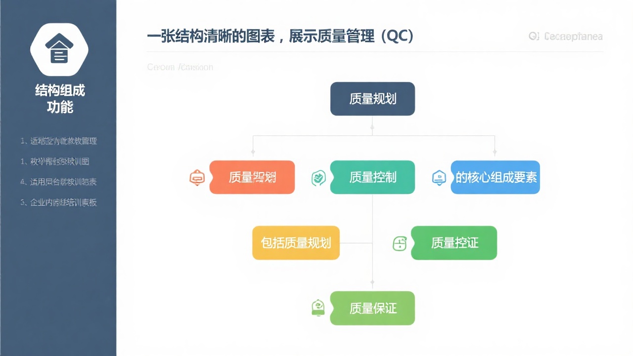 质量管理 (QC) 的核心组成要素：一张图看懂结构