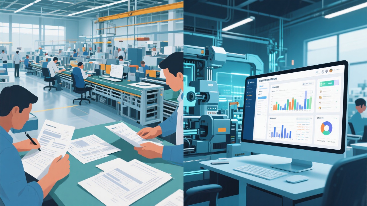 制造业专用资源管理软件与传统管理模式的4大区别