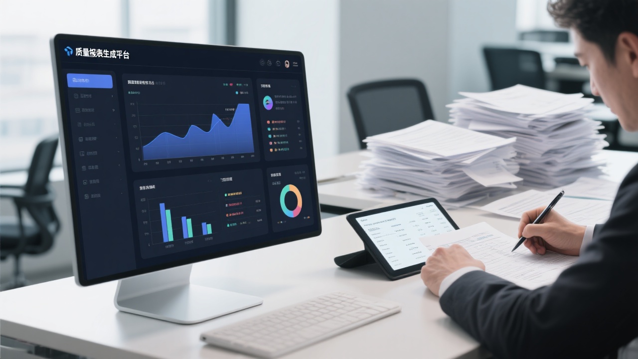 质量报表生成平台和手动报表的核心差异