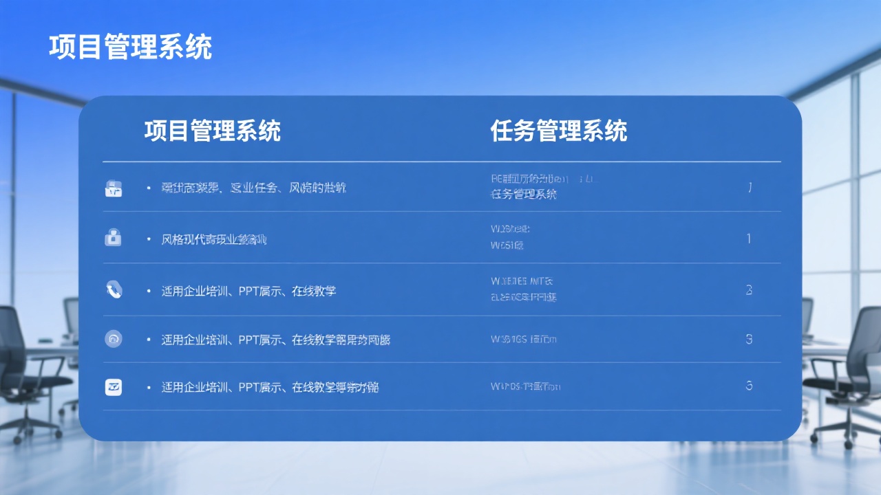 项目管理系统与任务管理系统的区别是什么？一张表告诉你差异