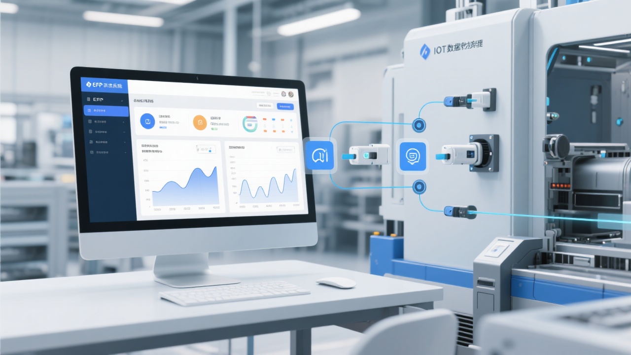 ERP系统+生产设备IoT数据接入集成，如何轻松搞定？