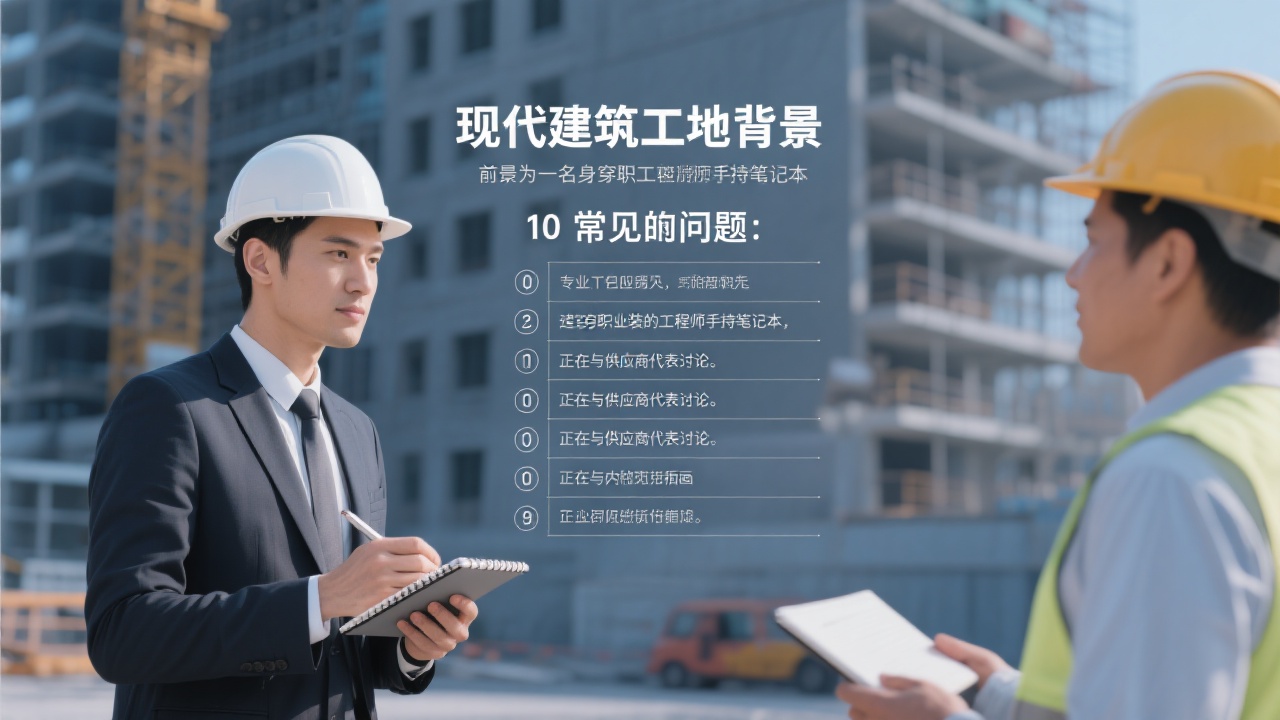 关于建筑行业供应商评估管理的10个常见问题及权威解答