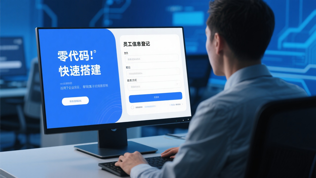 零代码也能轻松搞定？教你快速搭建员工信息登记工具！