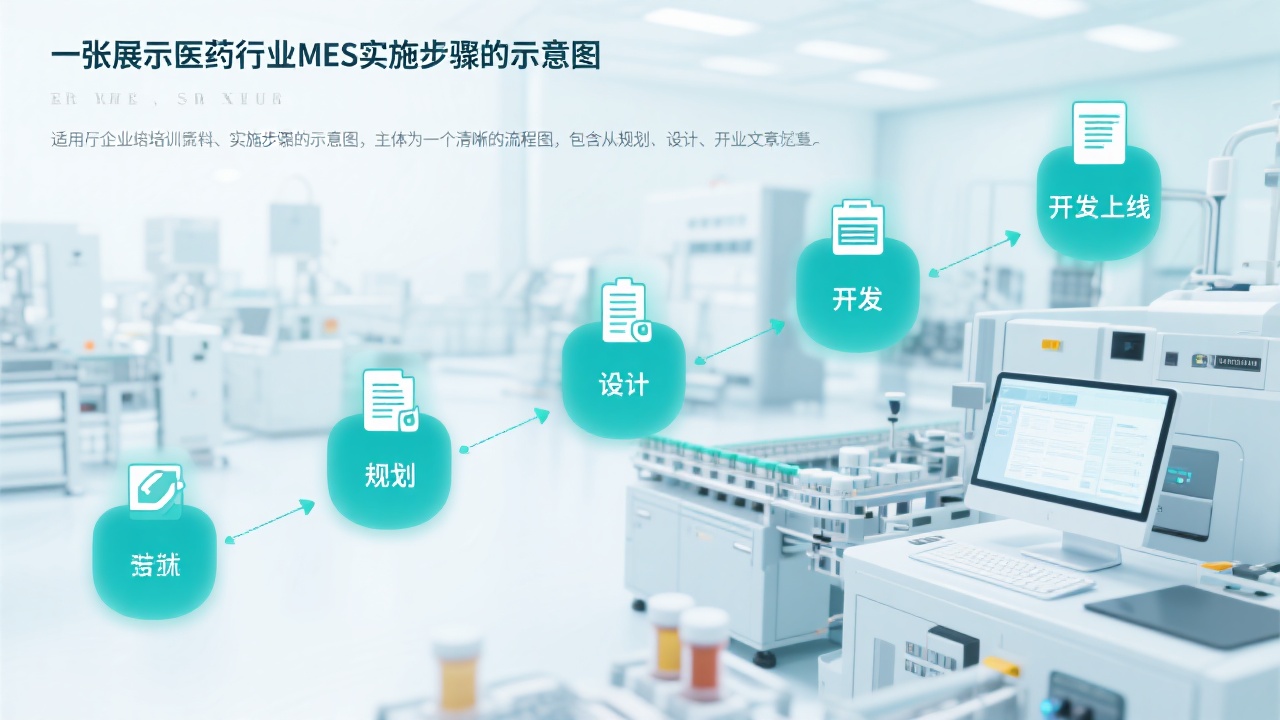医药行业MES的实施步骤详解：从规划到上线