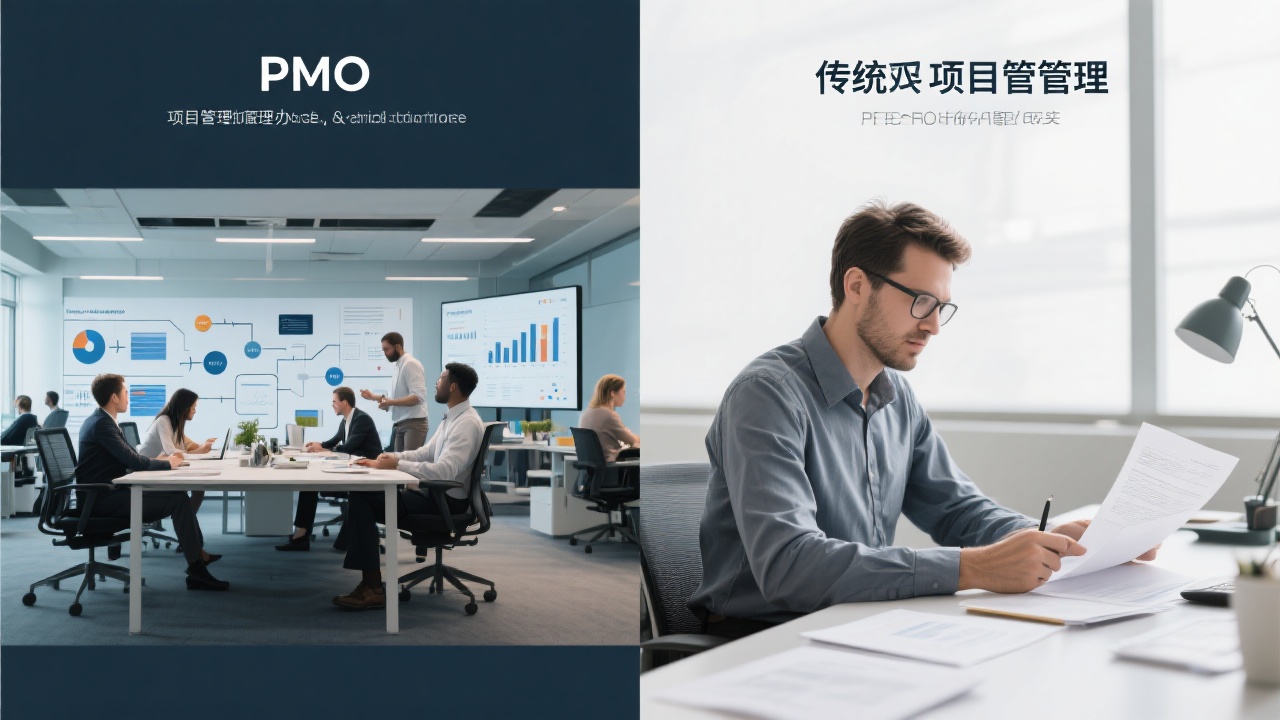 PMO与传统项目管理的区别在哪里？一张图告诉你差异