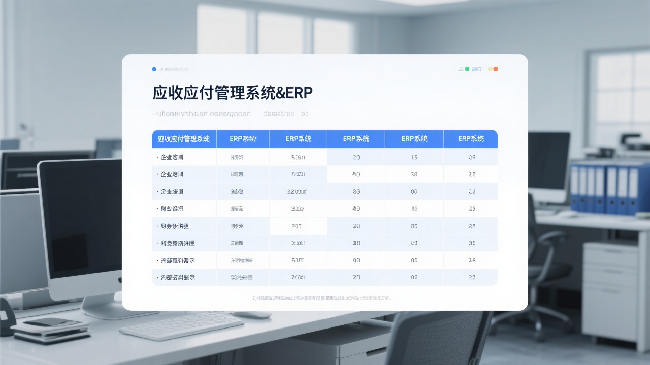 应收应付管理系统与ERP的区别在哪里？用表格告诉你差在哪