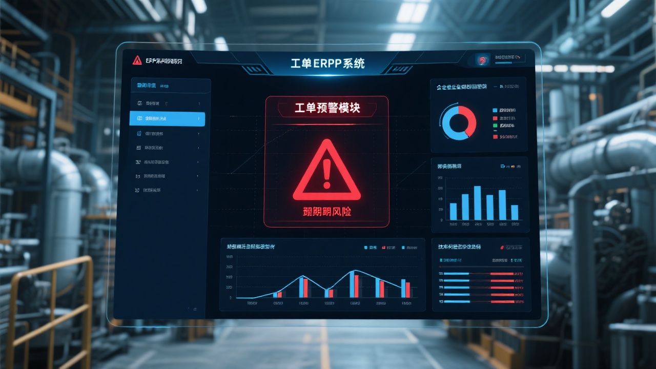 ERP系统如何提前预警生产工单延期风险？