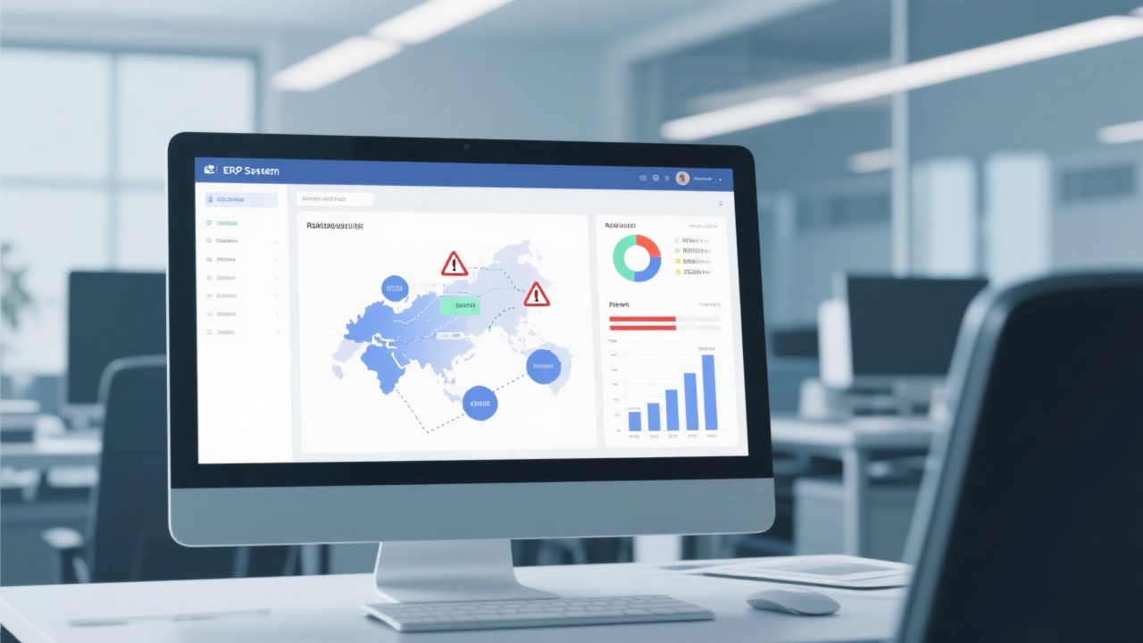 ERP系统如何动态评估供应链风险等级？