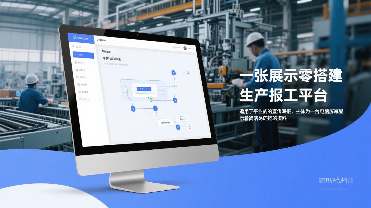 零代码搭建生产报工平台，真的这么简单？