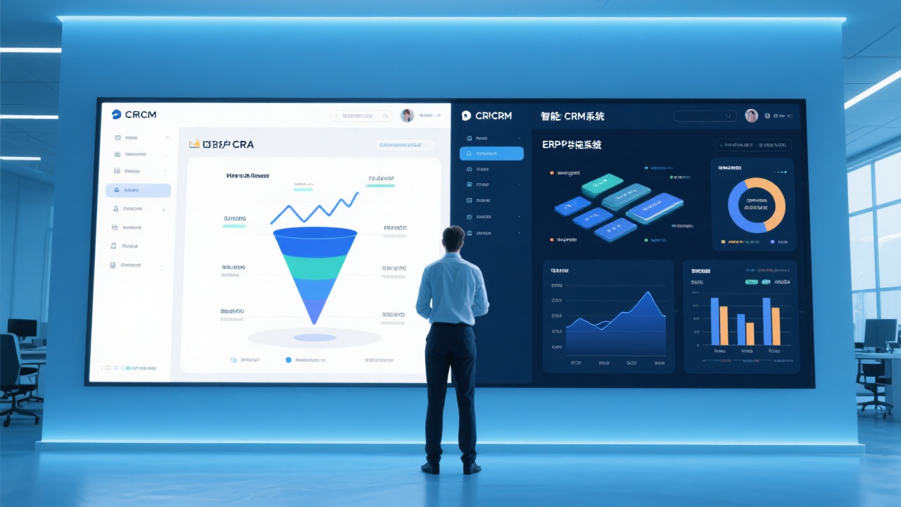 智能CRM系统与ERP系统的区别是什么？原理性对比解析
