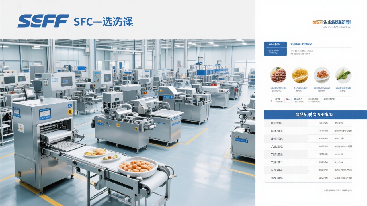 食品机械SFC选型攻略：如何找到最适合你的设备？