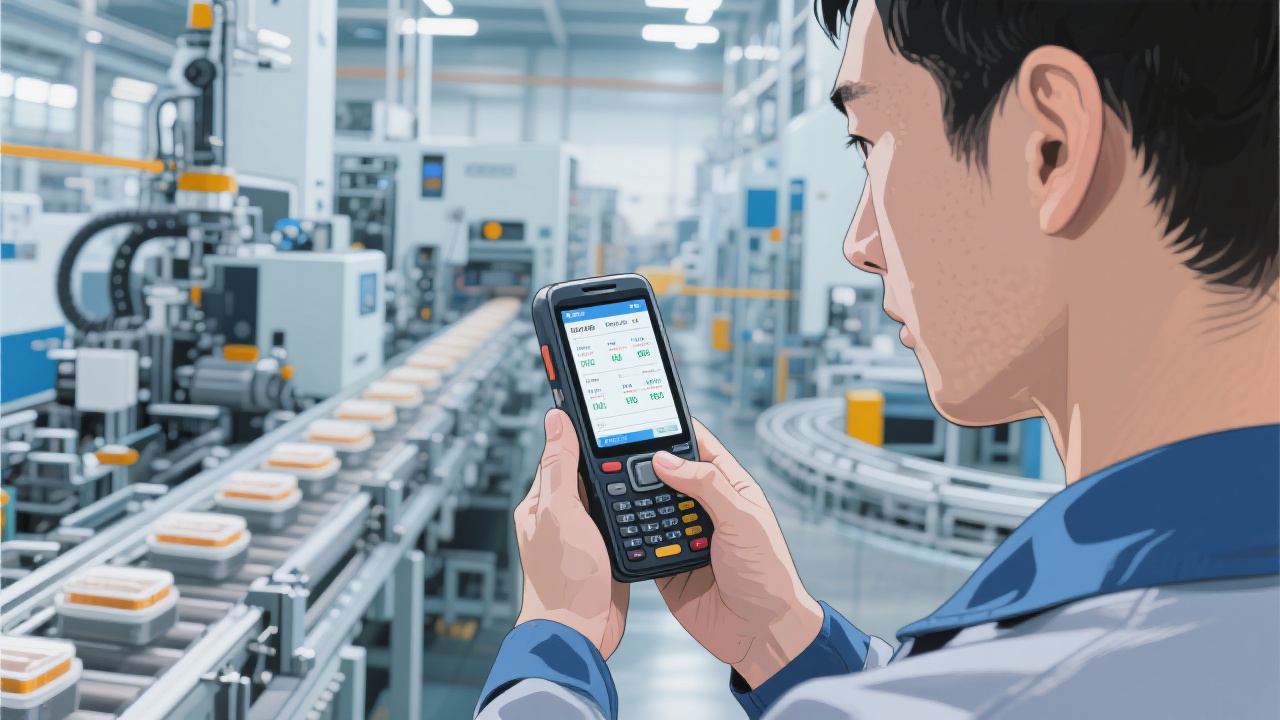 PDA报工原理全解析：从数据采集到生产管理的完整机制